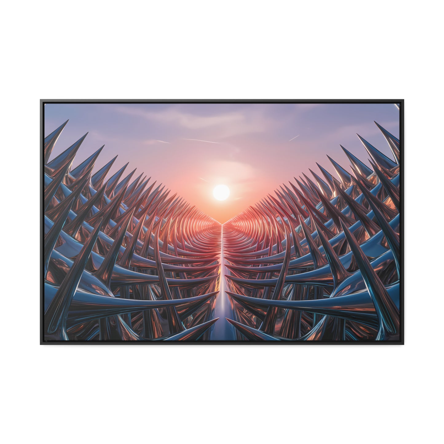 Path of Thorns at Sunrise - Gallery Canvas Wraps, Horizontal Frame