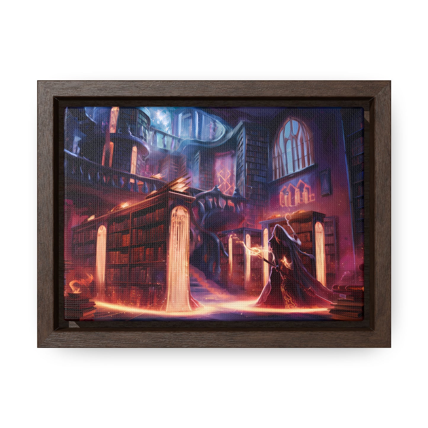 The Arcane Library of Eternal Knowledge - Gallery Canvas Wraps, Horizontal Frame