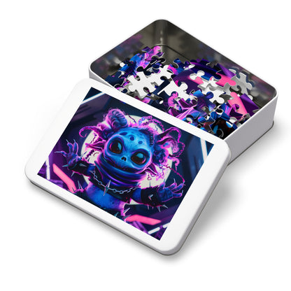 Neon Punk Alien Defender - Jigsaw Puzzle (30, 110, 252, 500,1000-Piece)