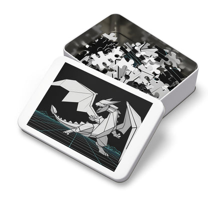 Origami Cyber Dragon - Jigsaw Puzzle (30, 110, 252, 500,1000-Piece)