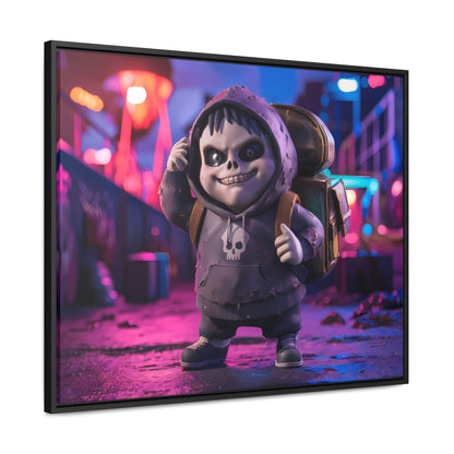 Midnight Mischief - Gallery Canvas Wraps, Horizontal Frame