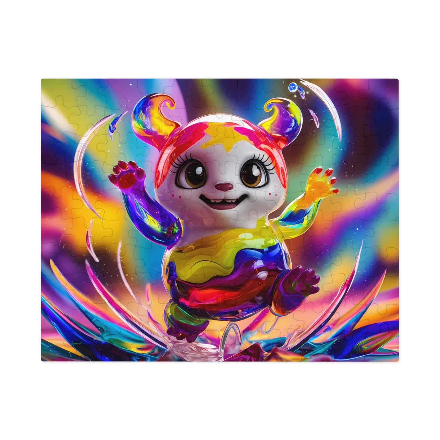 Rainbow Splash Jumper - Jigsaw Puzzle (30, 110, 252, 500,1000-Piece)