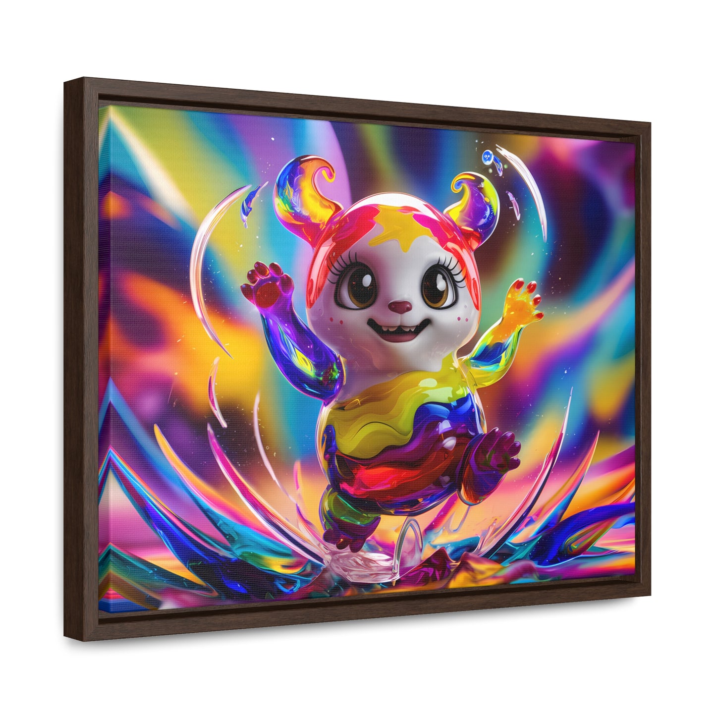 Splash of Joy - Gallery Canvas Wraps, Horizontal Frame