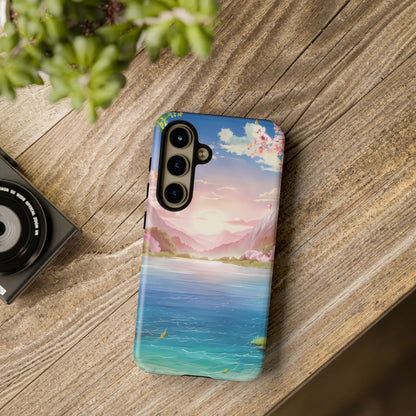 Serene Lake and Mountains - Smartphone Tough Cases