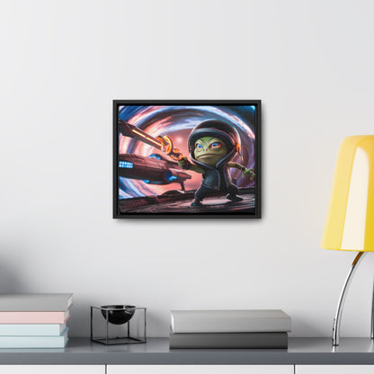 Galactic Guardian: Defender of the Stars - Gallery Canvas Wraps, Horizontal Frame