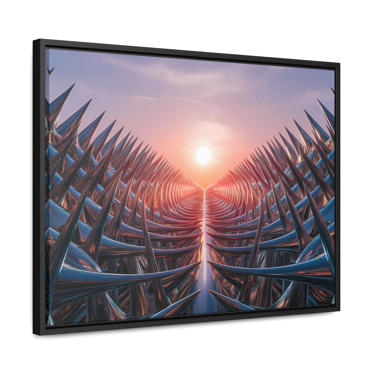 Path of Thorns at Sunrise - Gallery Canvas Wraps, Horizontal Frame