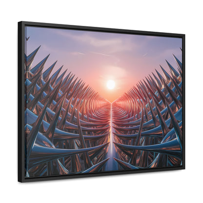 Path of Thorns at Sunrise - Gallery Canvas Wraps, Horizontal Frame