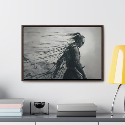 "Endurance in Silence" - Gallery Canvas Wraps, Horizontal Frame