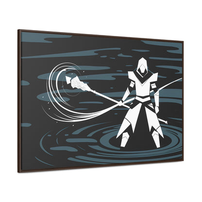 "Guardian of the Abyss" - Gallery Canvas Wraps, Horizontal Frame