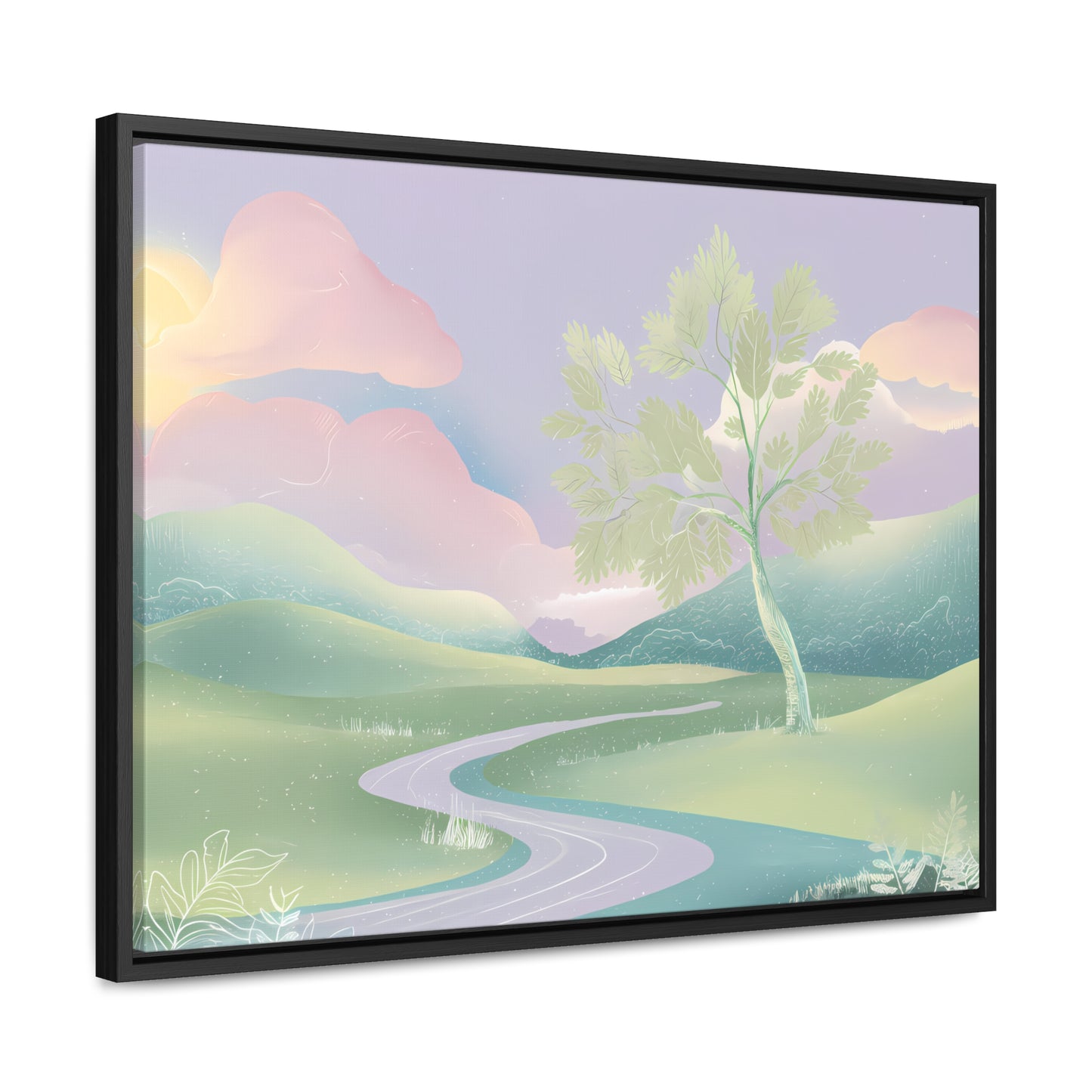 Whispers of Dawn - Gallery Canvas Wraps, Horizontal Frame