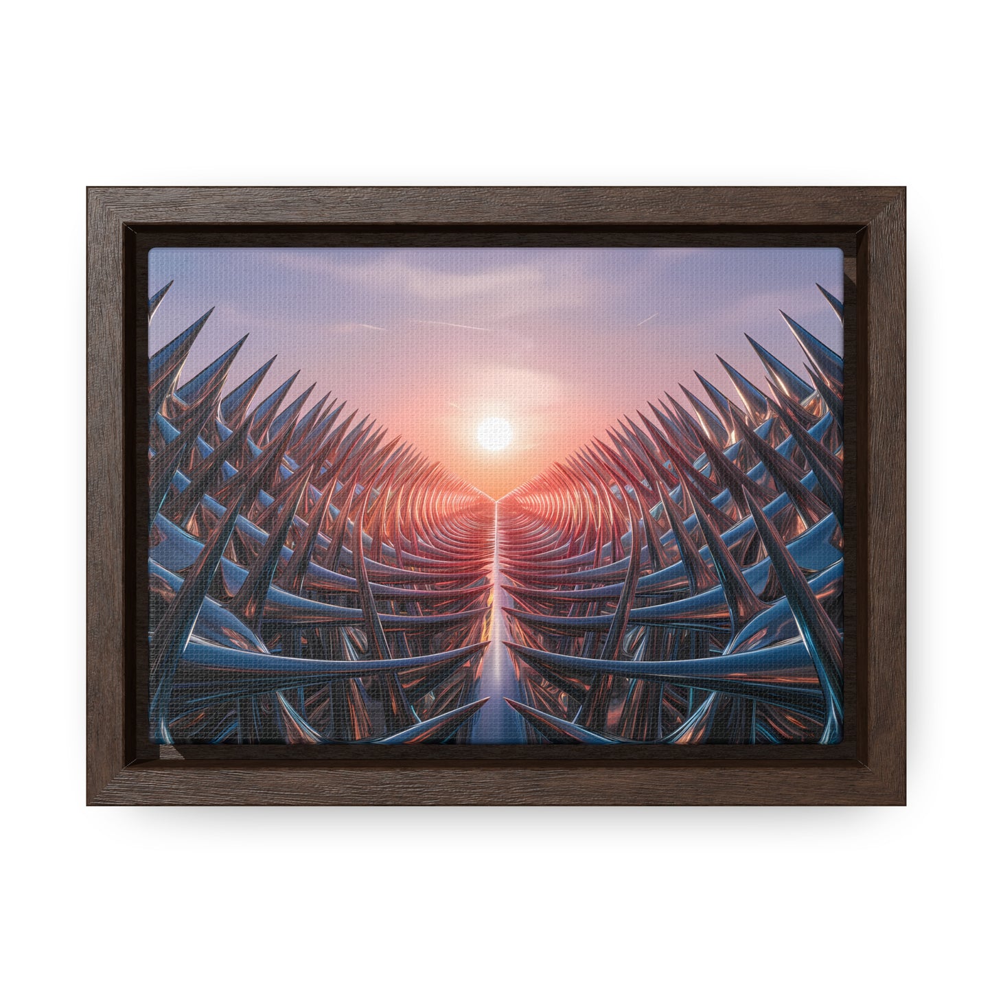Path of Thorns at Sunrise - Gallery Canvas Wraps, Horizontal Frame
