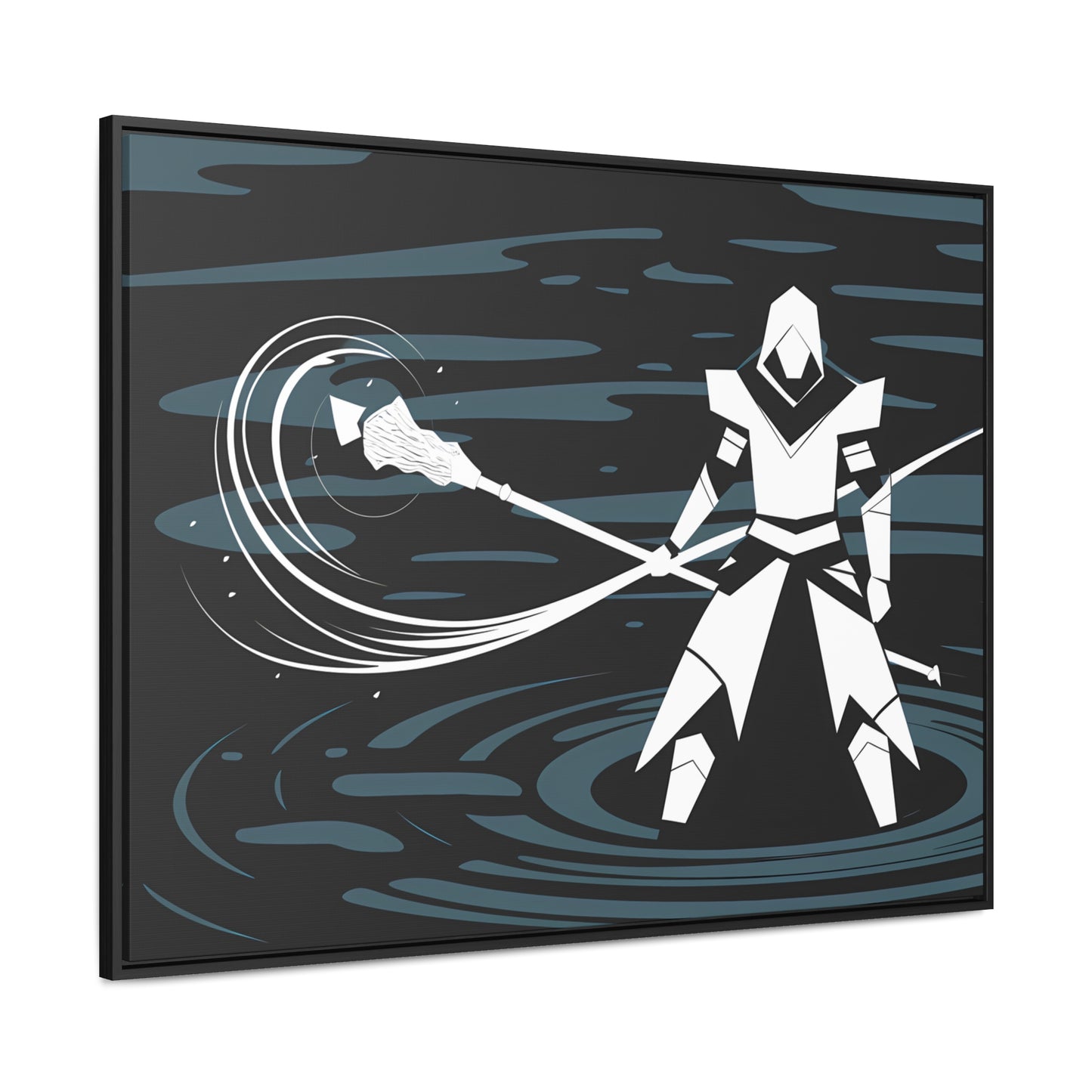 "Guardian of the Abyss" - Gallery Canvas Wraps, Horizontal Frame