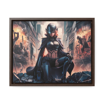 "Shadow of the Resistance" - Gallery Canvas Wraps, Horizontal Frame
