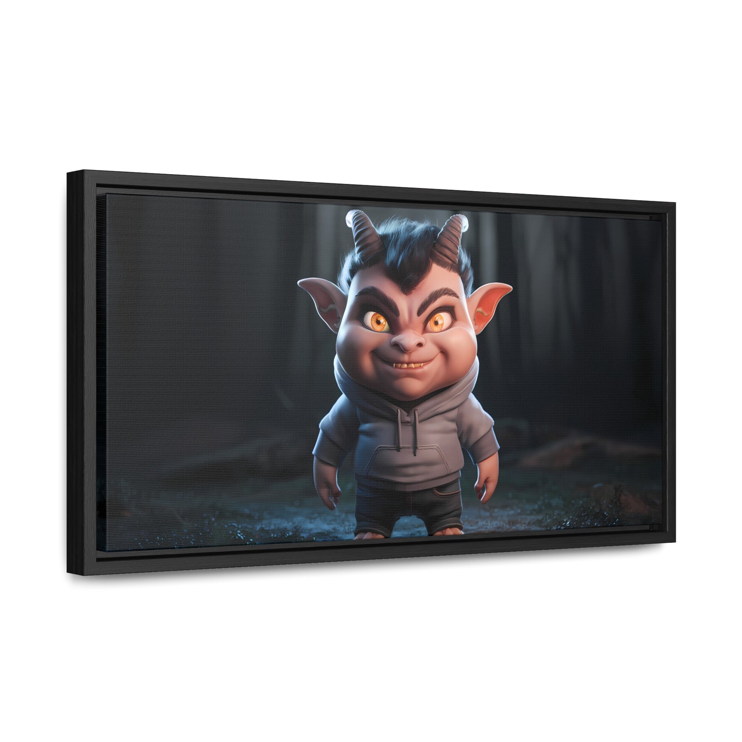 "Forest Mischief" - Gallery Canvas Wraps, Horizontal Frame