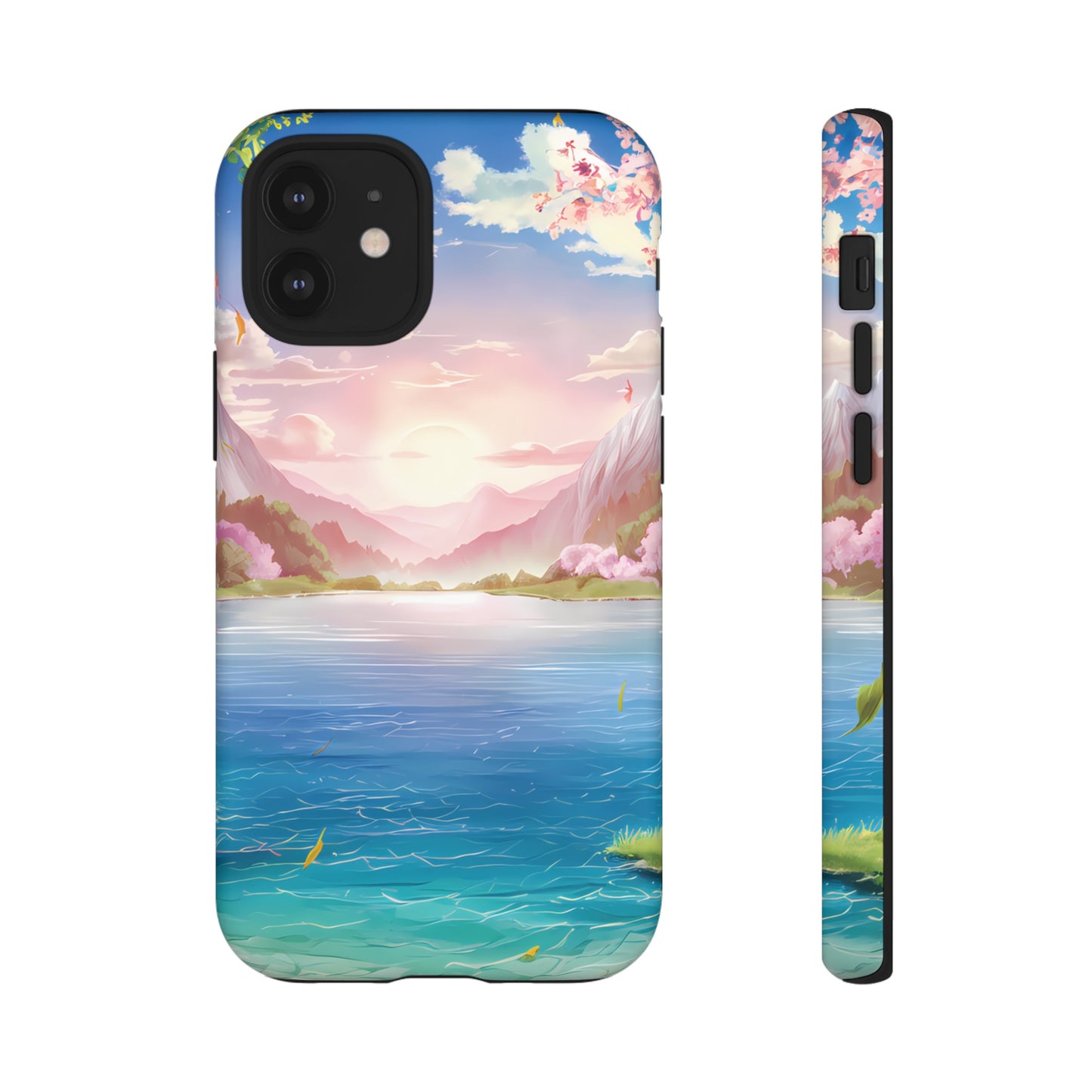 Serene Lake and Mountains - Smartphone Tough Cases
