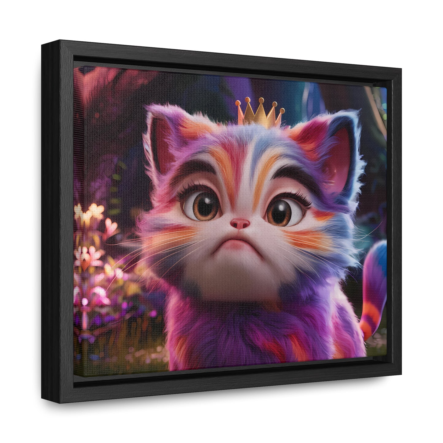 Regal Whiskers in the Enchanted Forest - Gallery Canvas Wraps, Horizontal Frame