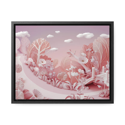 Whimsical Dawn Garden - Gallery Canvas Wraps, Horizontal Frame