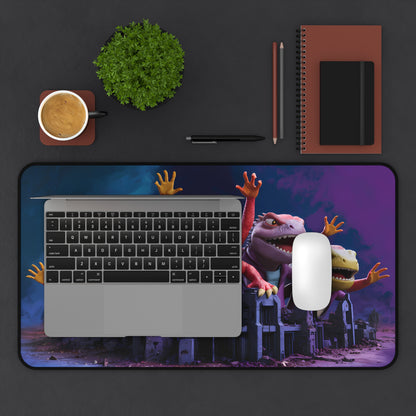 Reptilian Uprising: Dawn of the Lizard Lords - Desk Mat