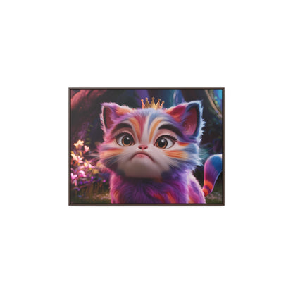 Regal Whiskers in the Enchanted Forest - Gallery Canvas Wraps, Horizontal Frame