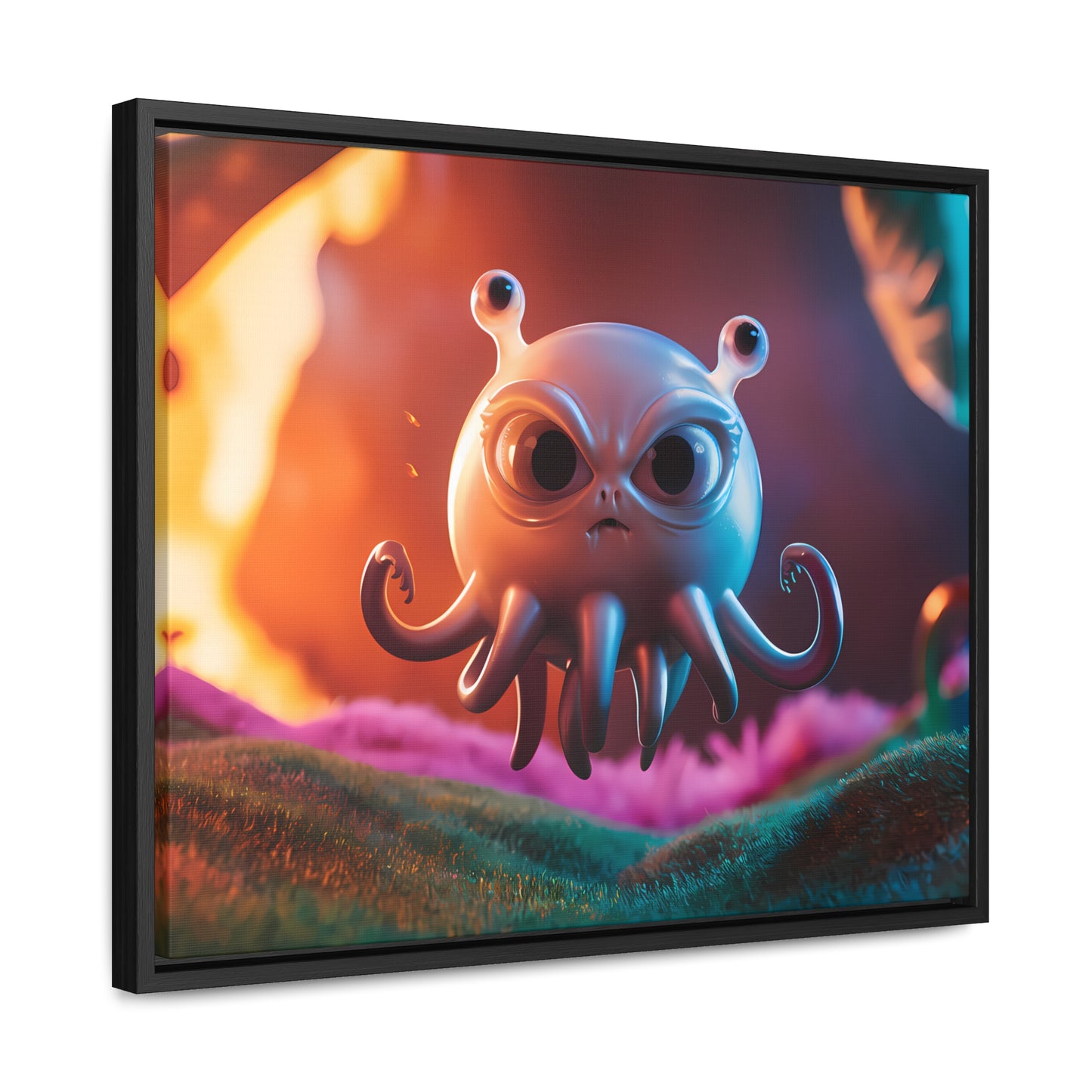 Wrath of the Alien Cephalopod - Gallery Canvas Wraps, Horizontal Frame