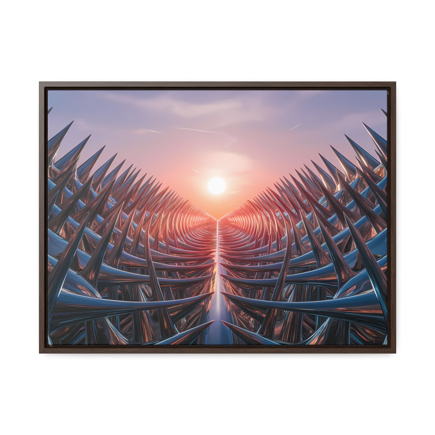 Path of Thorns at Sunrise - Gallery Canvas Wraps, Horizontal Frame
