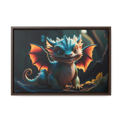 "Forest Guardian Hatchling" - Gallery Canvas Wraps, Horizontal Frame