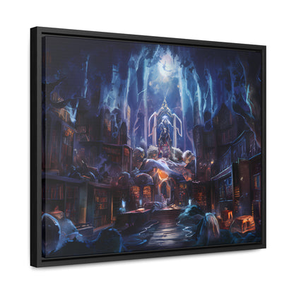 Sanctuary of the Forgotten Tomes - Gallery Canvas Wraps, Horizontal Frame