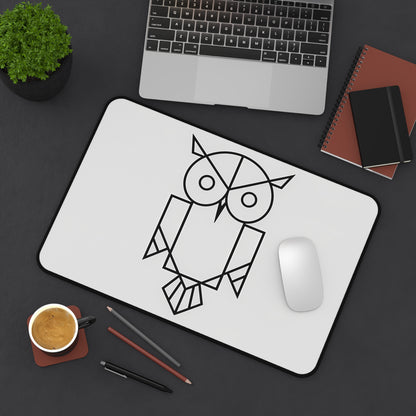 Geometric Owl Design - Desk Mat