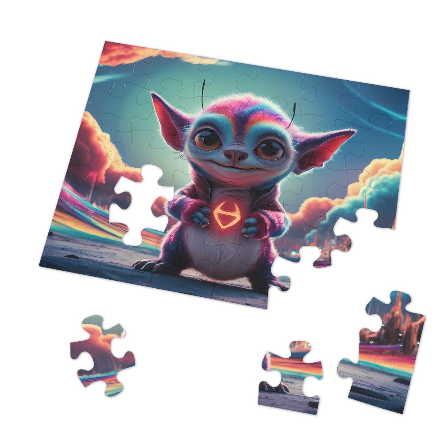 Guardian of the Luminous Realm - Jigsaw Puzzle (30, 110, 252, 500,1000-Piece)