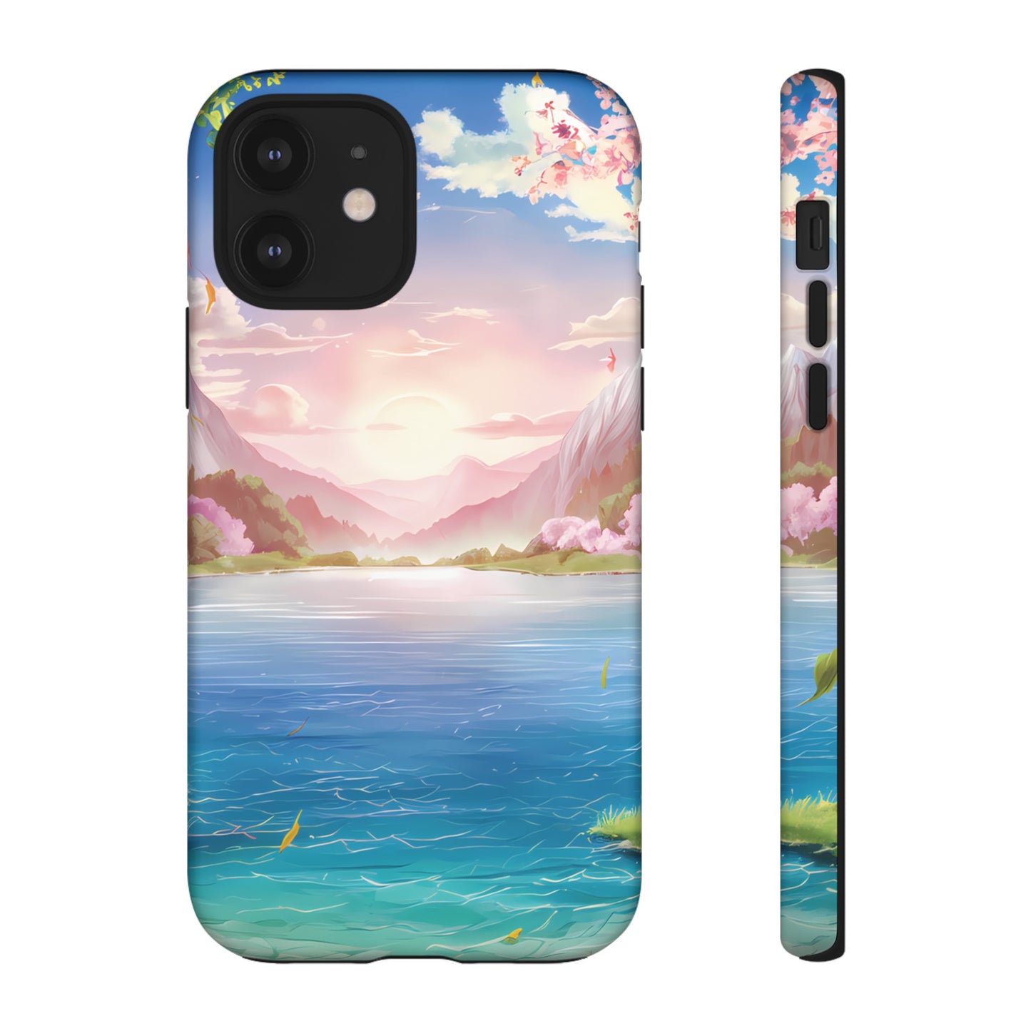 Serene Lake and Mountains - Smartphone Tough Cases