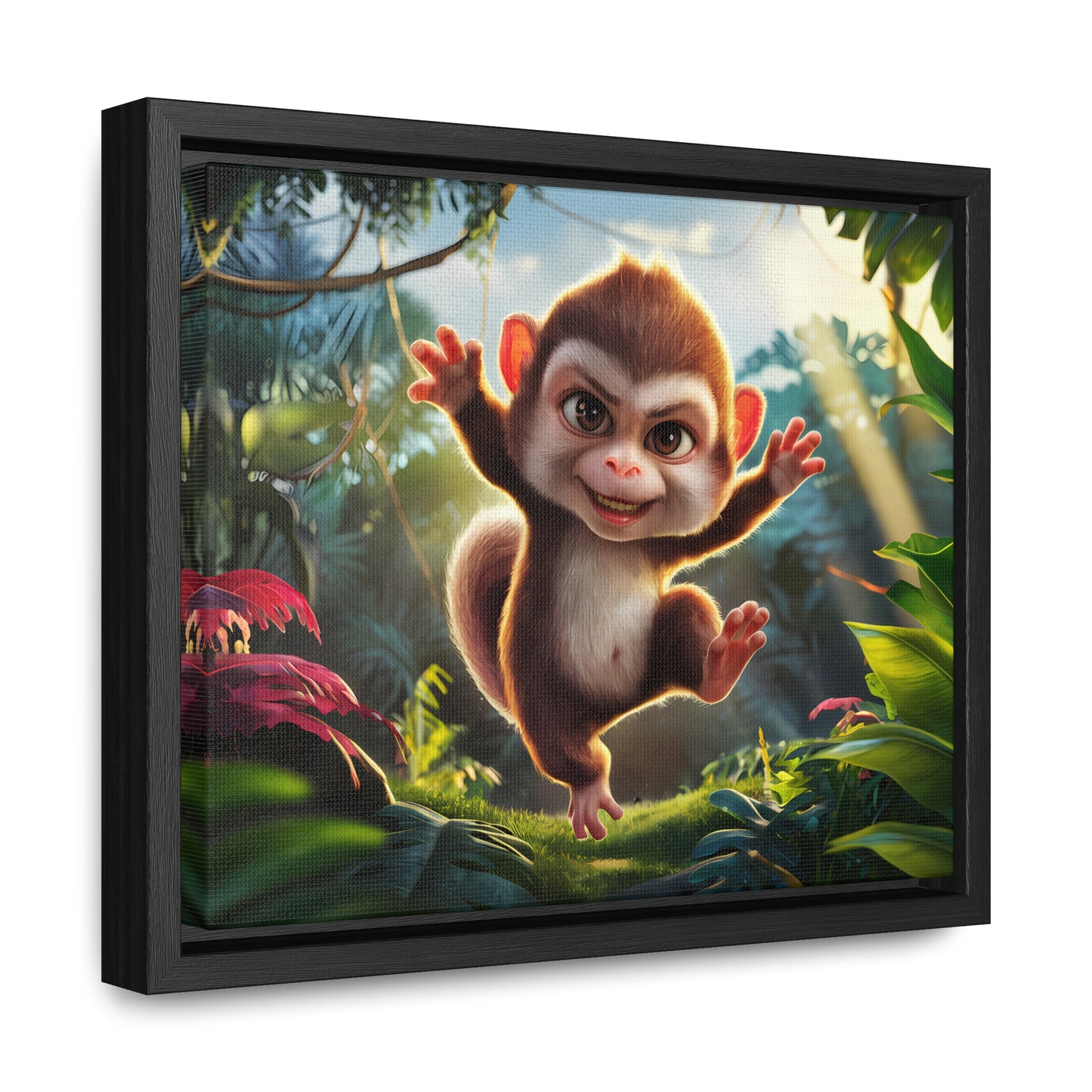 Jungle Joy - Gallery Canvas Wraps, Horizontal Frame