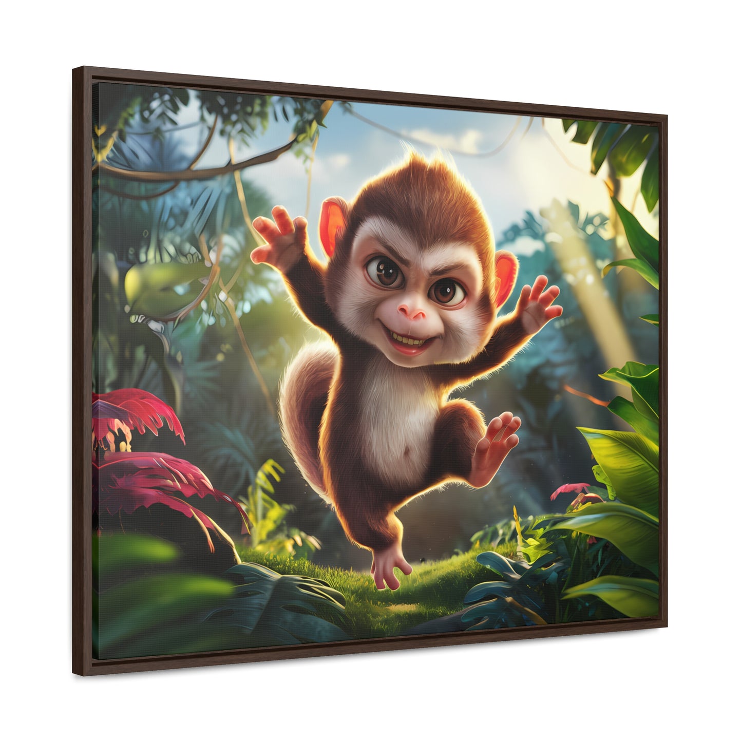Jungle Joy - Gallery Canvas Wraps, Horizontal Frame