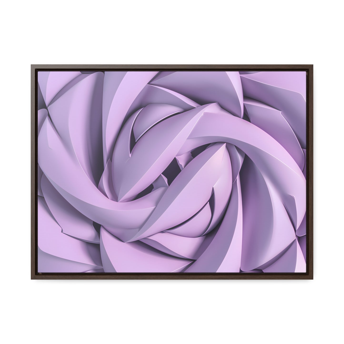 Spiral Petals - Gallery Canvas Wraps, Horizontal Frame