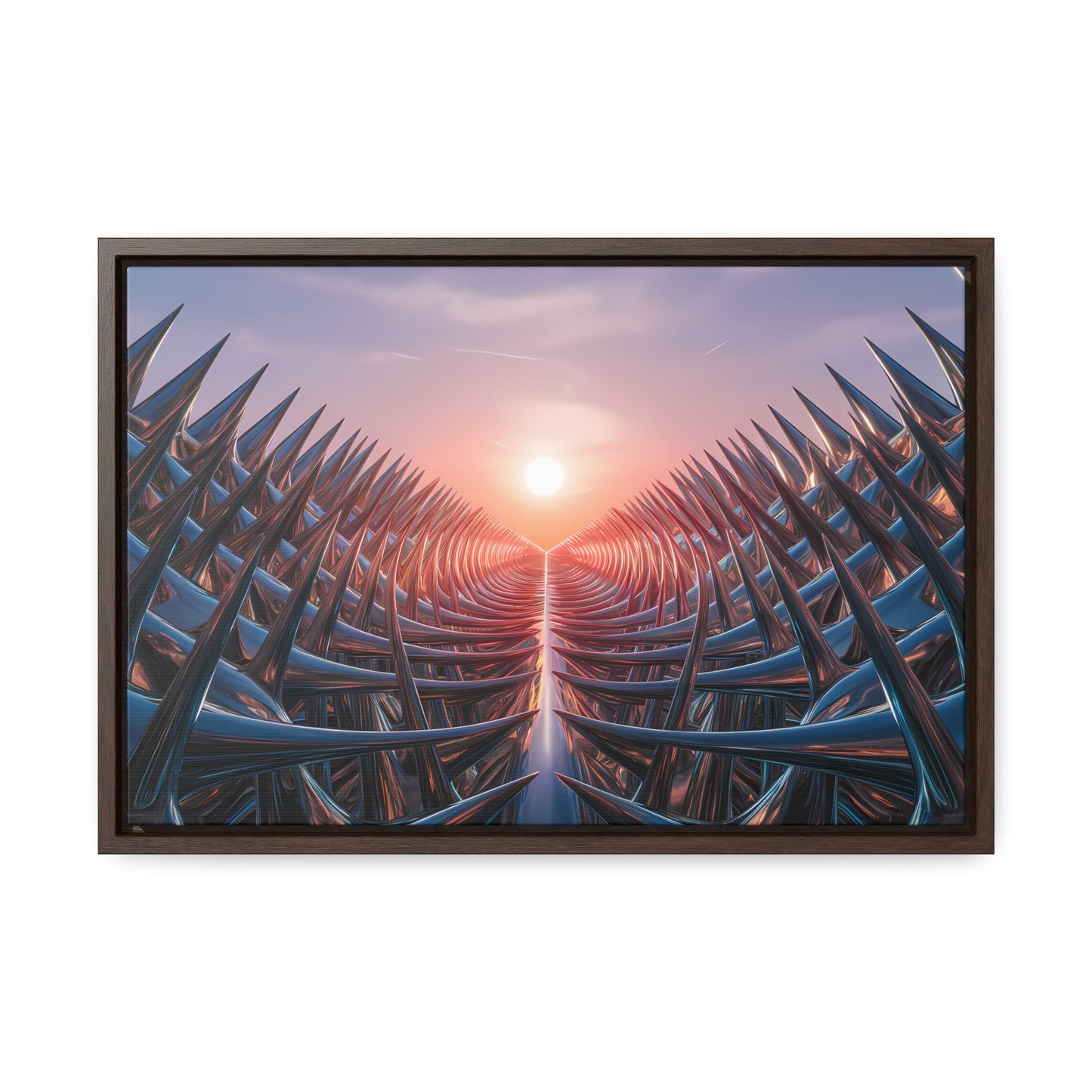 Path of Thorns at Sunrise - Gallery Canvas Wraps, Horizontal Frame