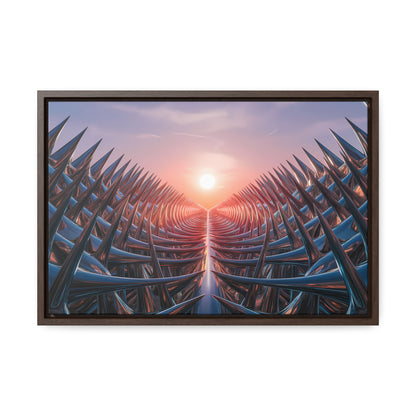 Path of Thorns at Sunrise - Gallery Canvas Wraps, Horizontal Frame
