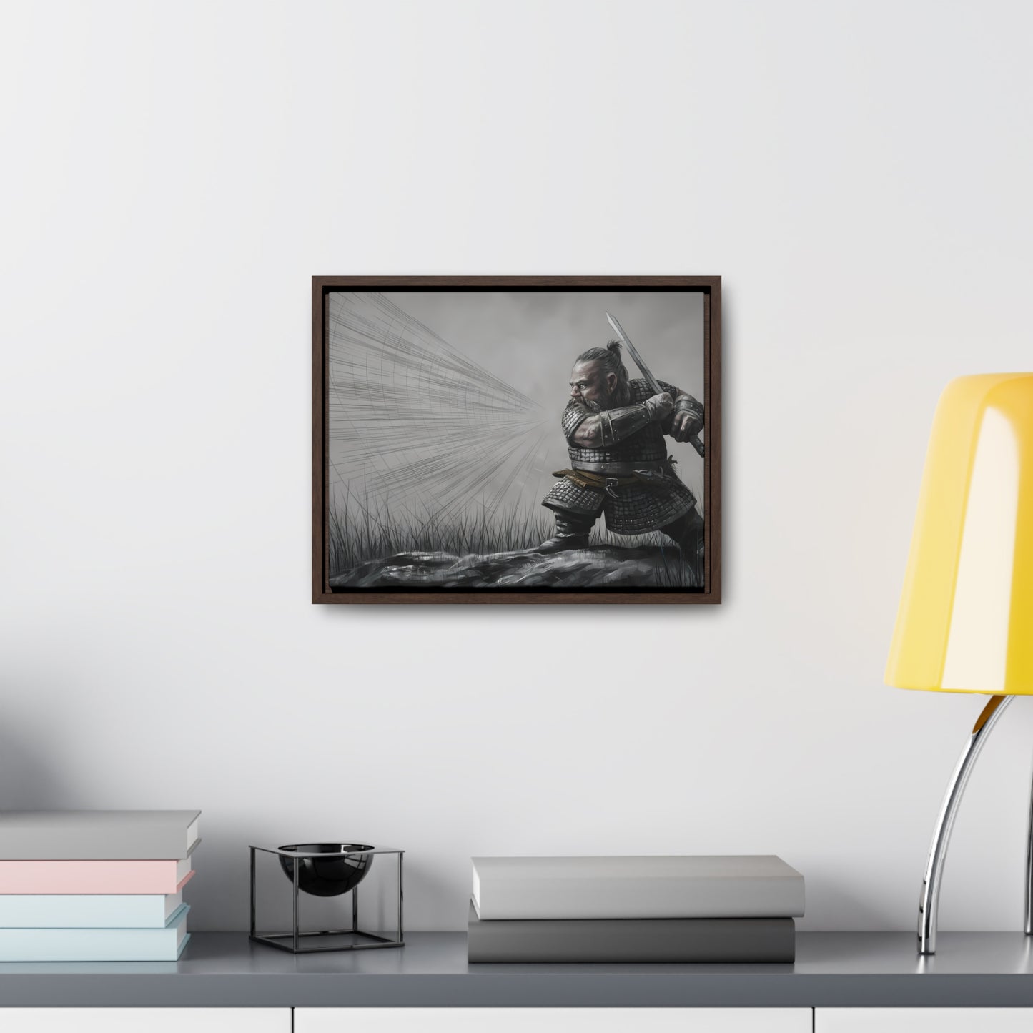 Defender of the Grey Plains - Gallery Canvas Wraps, Horizontal Frame