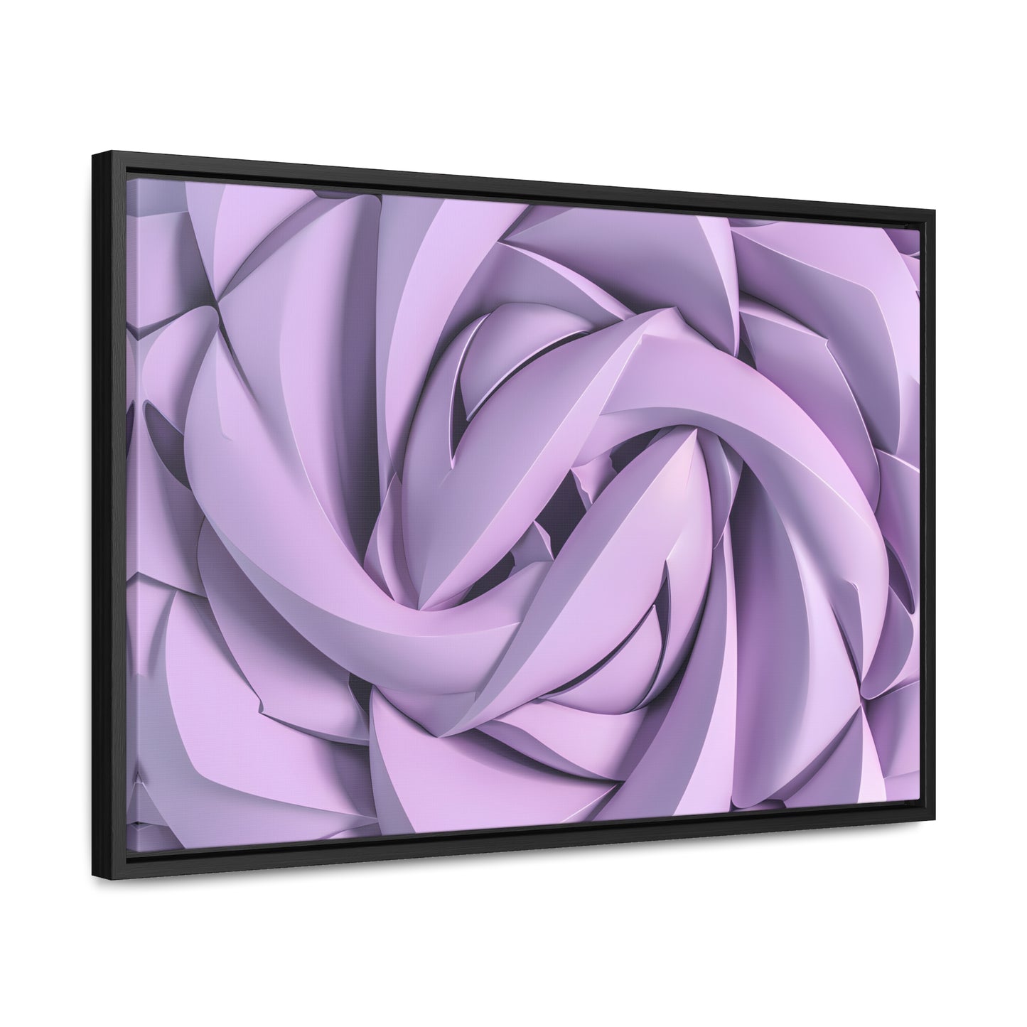 Spiral Petals - Gallery Canvas Wraps, Horizontal Frame