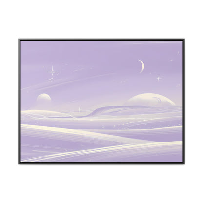 Ethereal Moonscape - Gallery Canvas Wraps, Horizontal Frame
