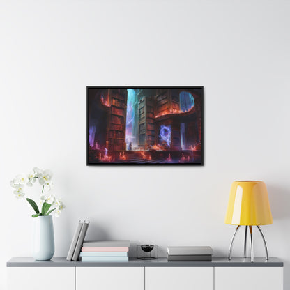 The Arcane Library of Eternal Wisdom - Gallery Canvas Wraps, Horizontal Frame