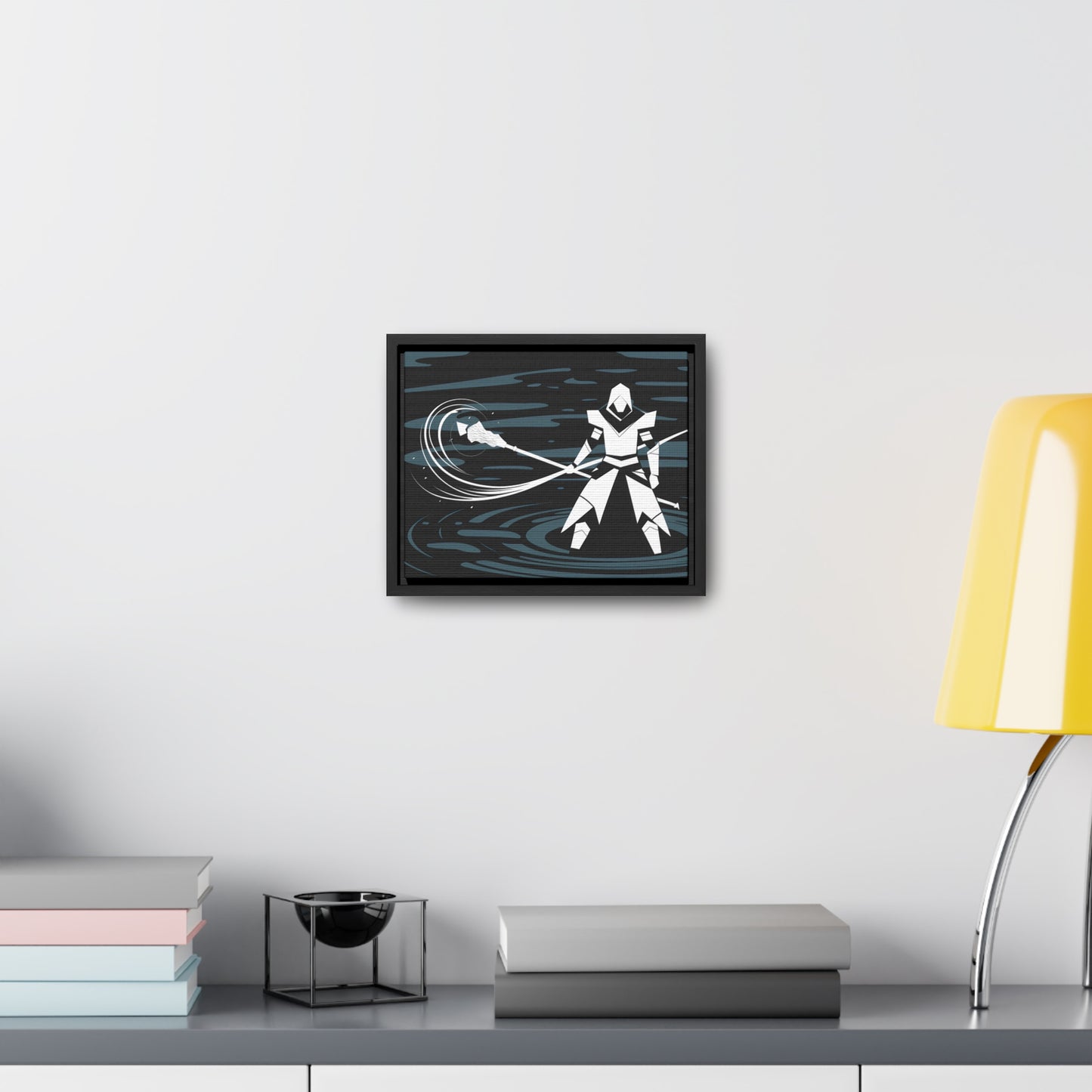 "Guardian of the Abyss" - Gallery Canvas Wraps, Horizontal Frame