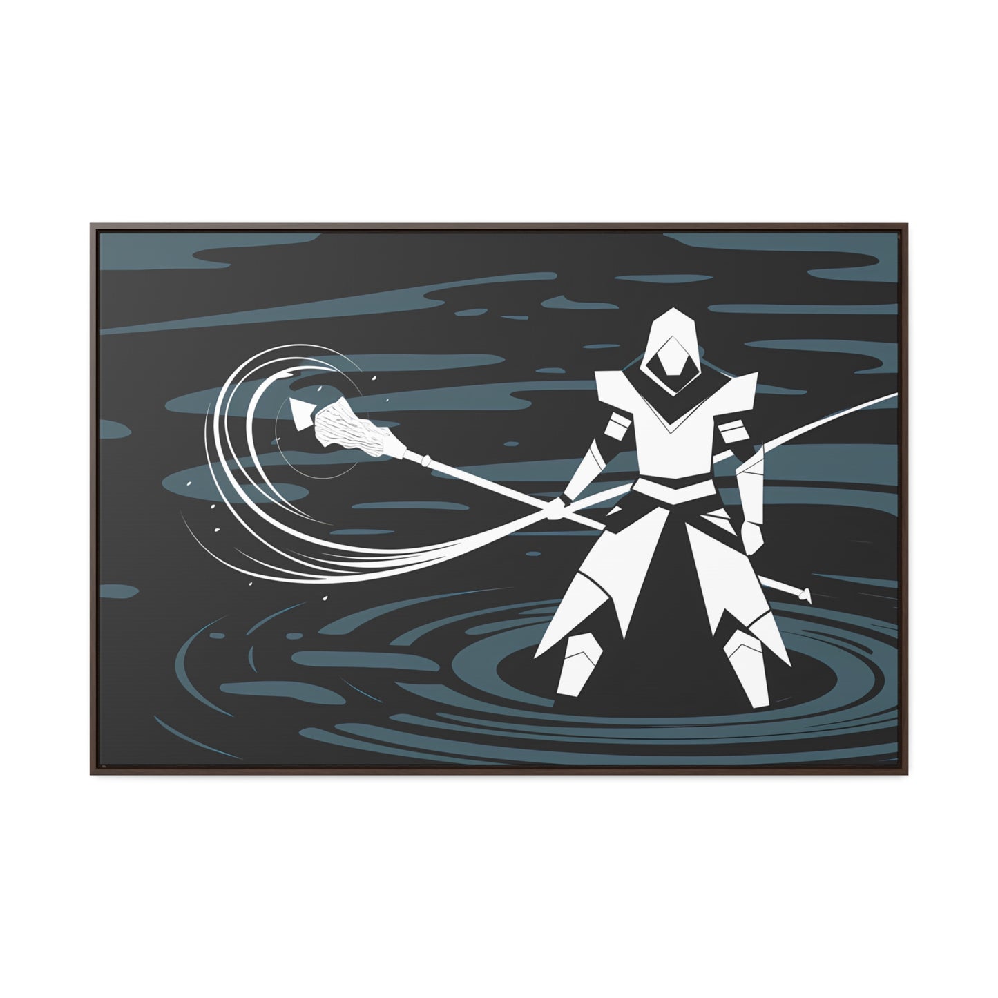 "Guardian of the Abyss" - Gallery Canvas Wraps, Horizontal Frame