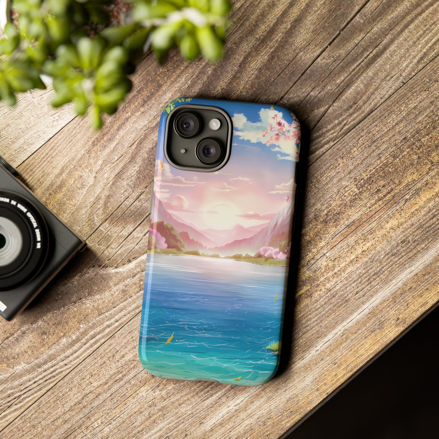 Serene Lake and Mountains - Smartphone Tough Cases
