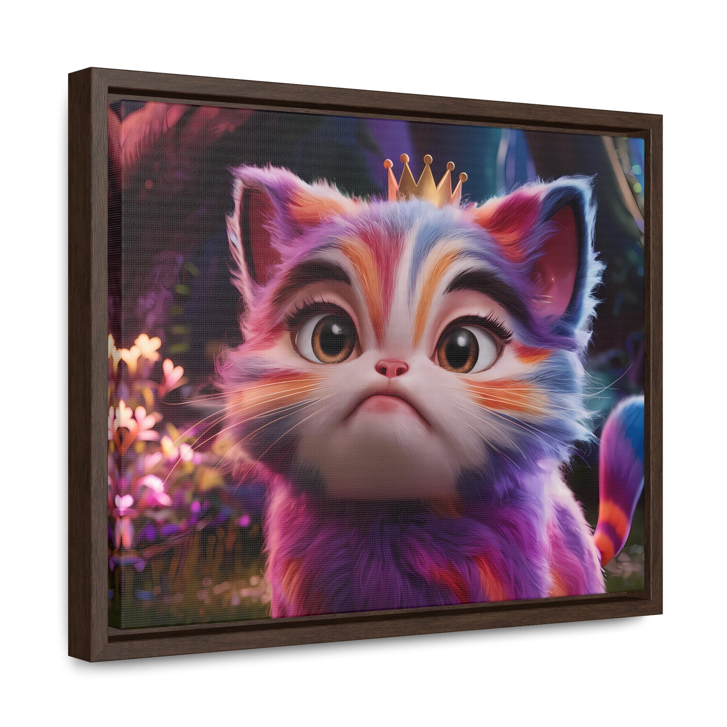 Regal Whiskers in the Enchanted Forest - Gallery Canvas Wraps, Horizontal Frame
