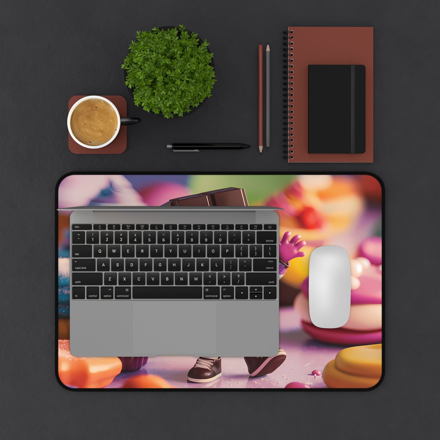 Cute Chocolate Bar - Desk Mat