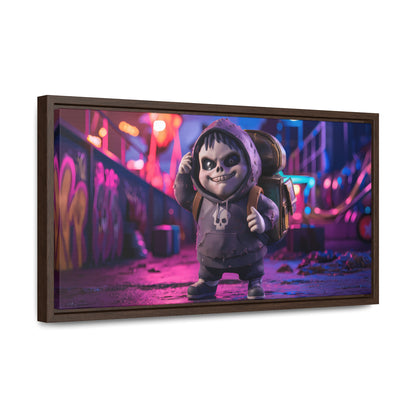 Midnight Mischief - Gallery Canvas Wraps, Horizontal Frame