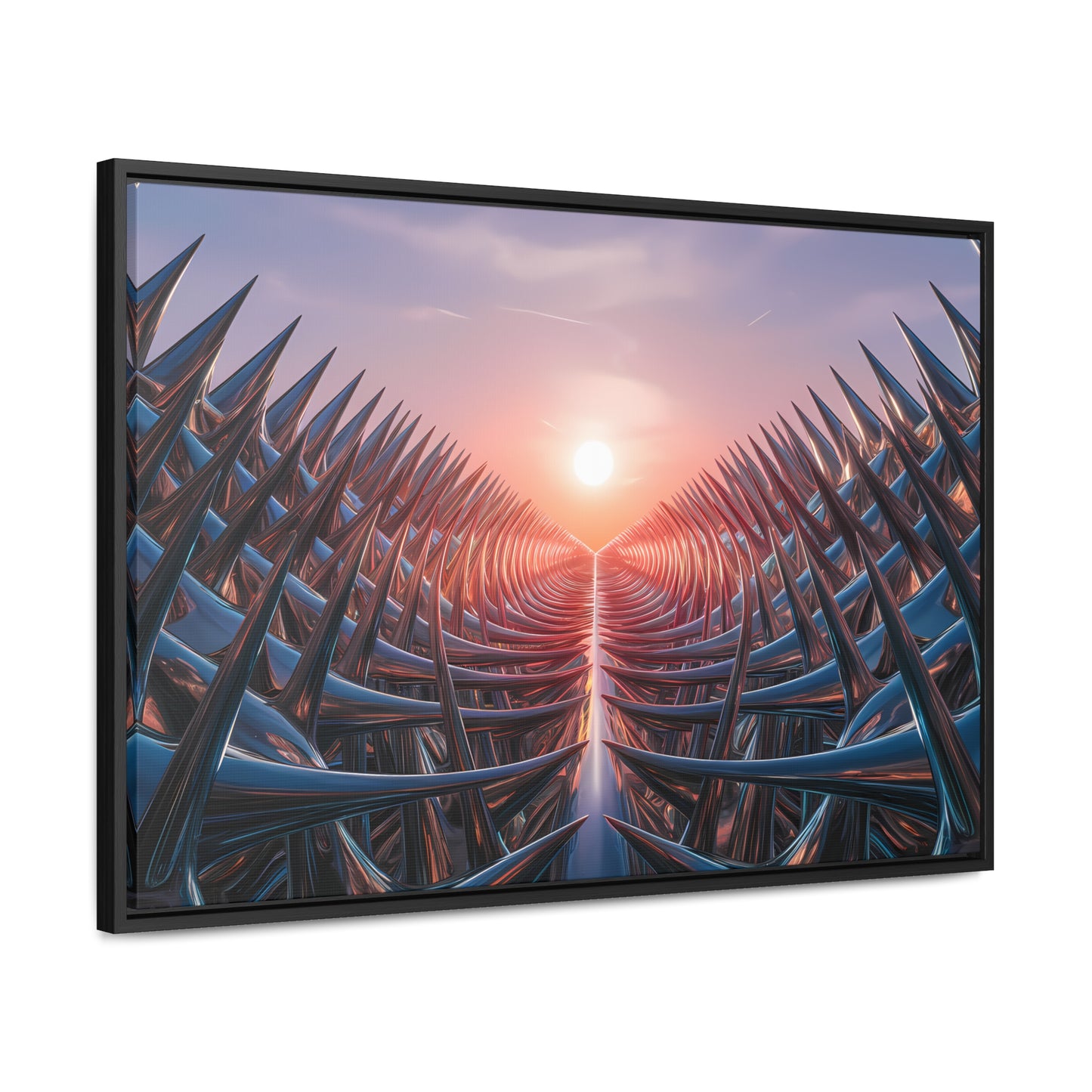 Path of Thorns at Sunrise - Gallery Canvas Wraps, Horizontal Frame