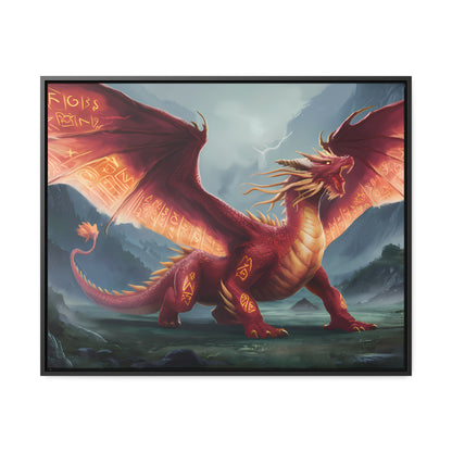 The Inferno Guardian - Gallery Canvas Wraps, Horizontal Frame