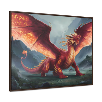 The Inferno Guardian - Gallery Canvas Wraps, Horizontal Frame