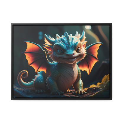 "Forest Guardian Hatchling" - Gallery Canvas Wraps, Horizontal Frame