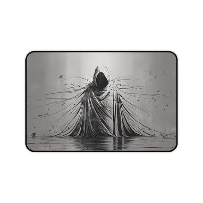 Charcoal Wanderer in Water- Desk Mat